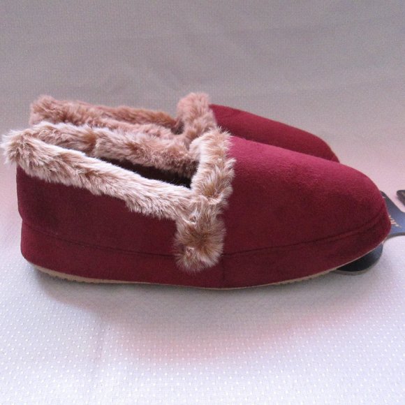 💕 WOMENS ISOTONER CHILI PEPPER CLOSED BACK SLIPPERS SIZE M 💕 - Picture 12 of 12